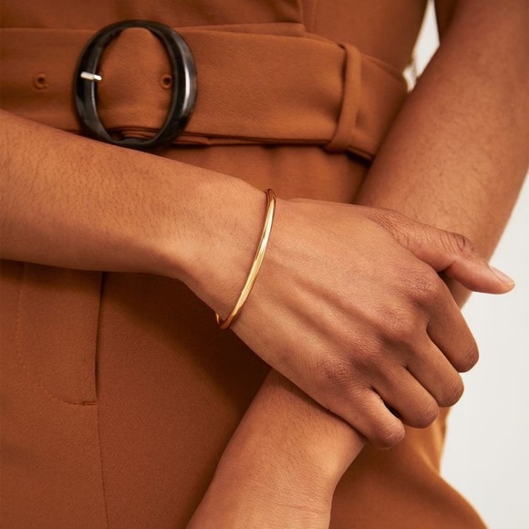 Urban Outfitters Jewelry - Thin Open Cuff Metallic Bracelet